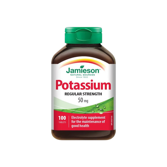 Jamieson Potassium 50mg 100 علامة تبويب