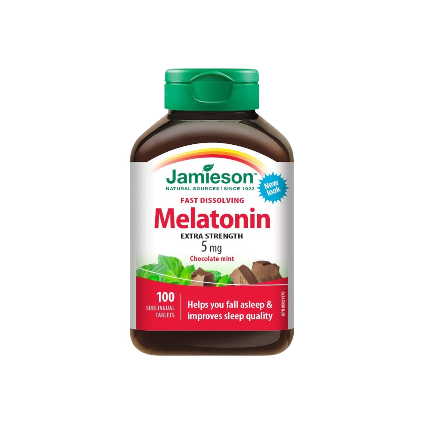 Jamieson Melatonin 5mg 100
Chewable Tablets Chocolate mint