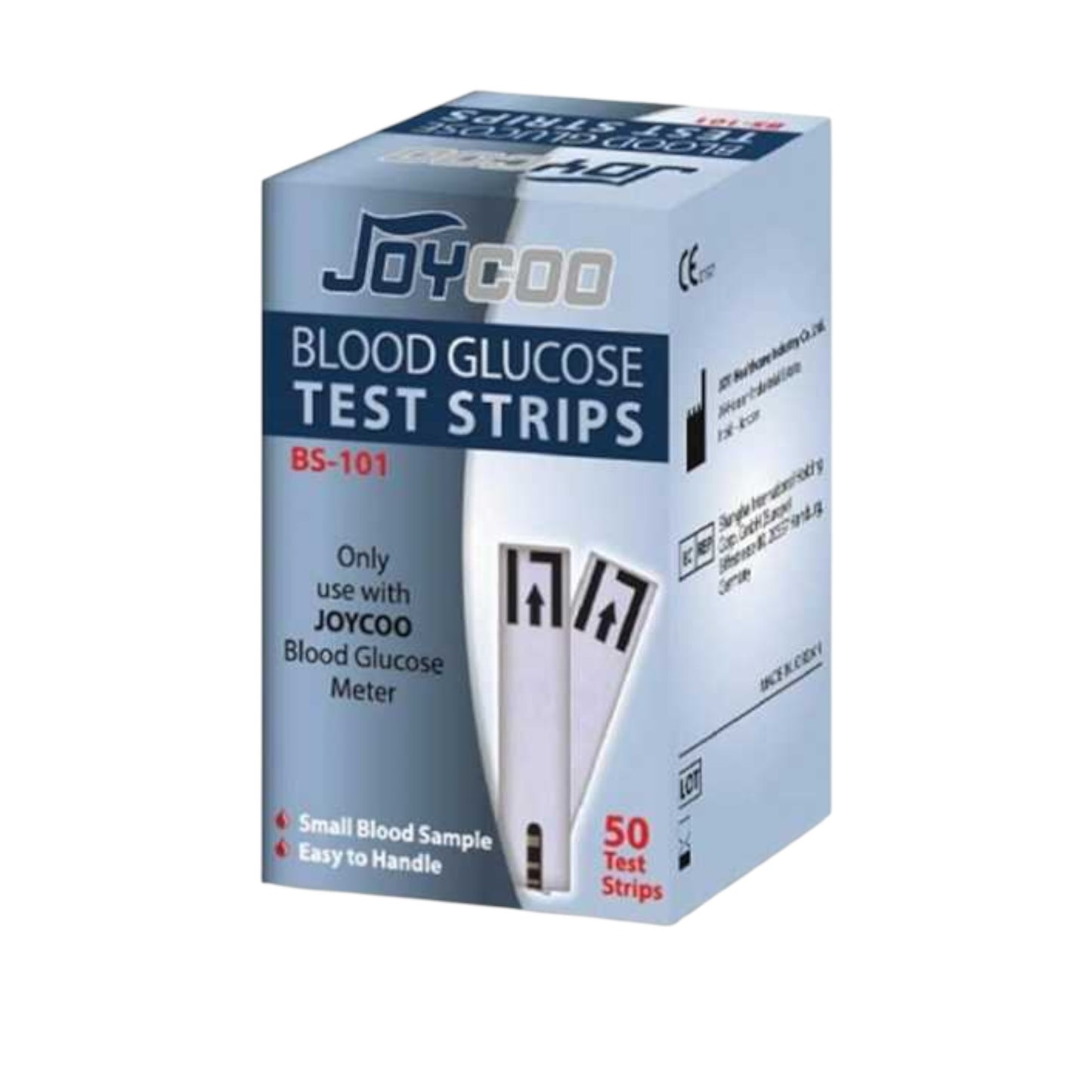 شرائط فحص جلوكوز الدم Joycoo Plus 50 شريطًا