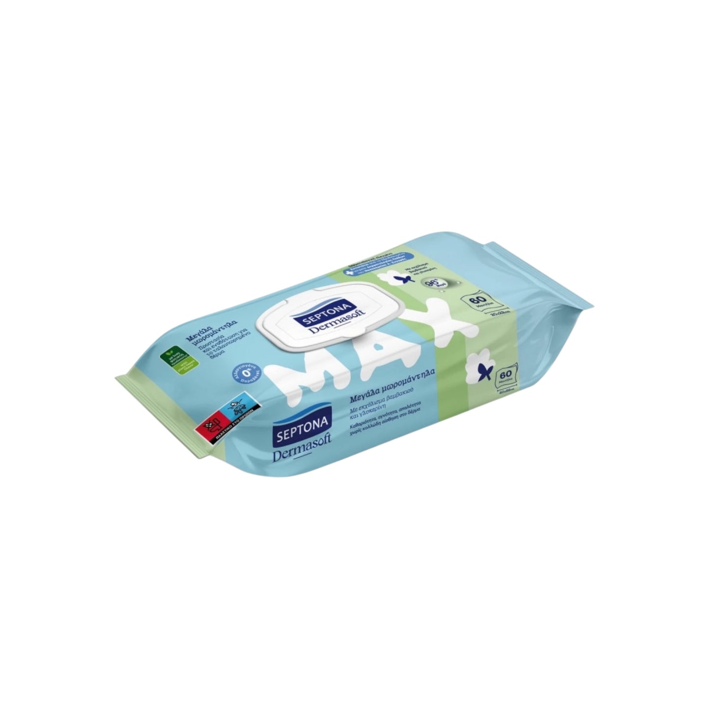 Septona Dermasoft Max Baby Wipes 60pcs