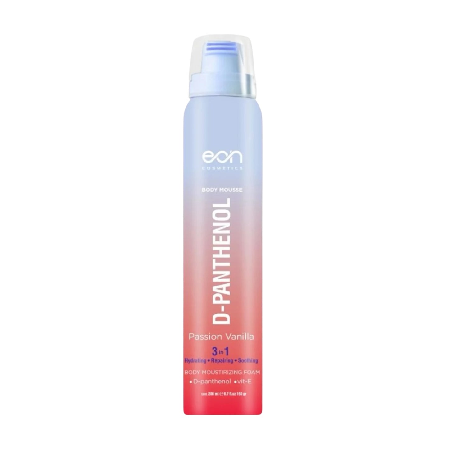 EON Body Mousse D-Panthenol Intensive Repair & Hydration for Sensitive Skin - Passion Vanilla 200ml