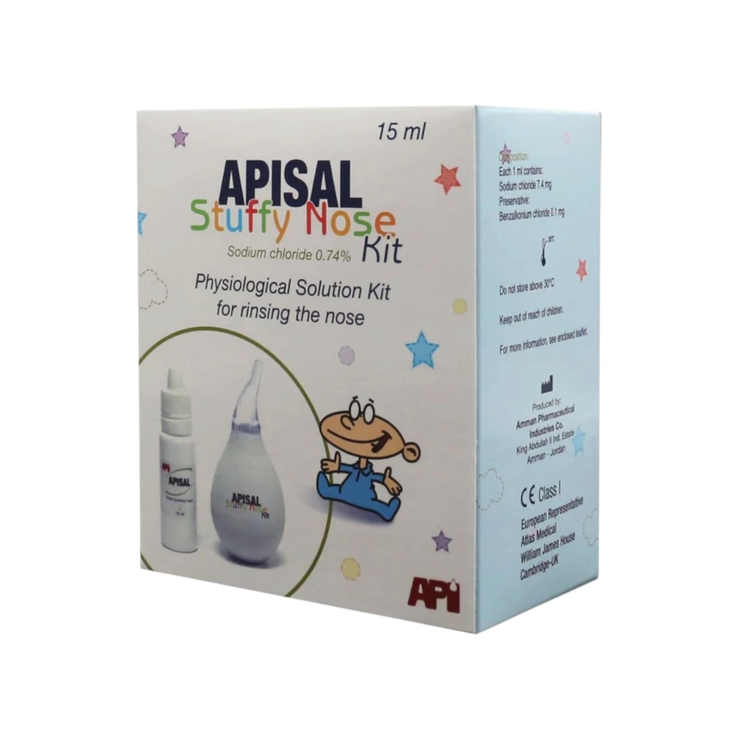 Apisal Stuffy Nose (Apisal Drops 15Ml And Nasal Aspirator)