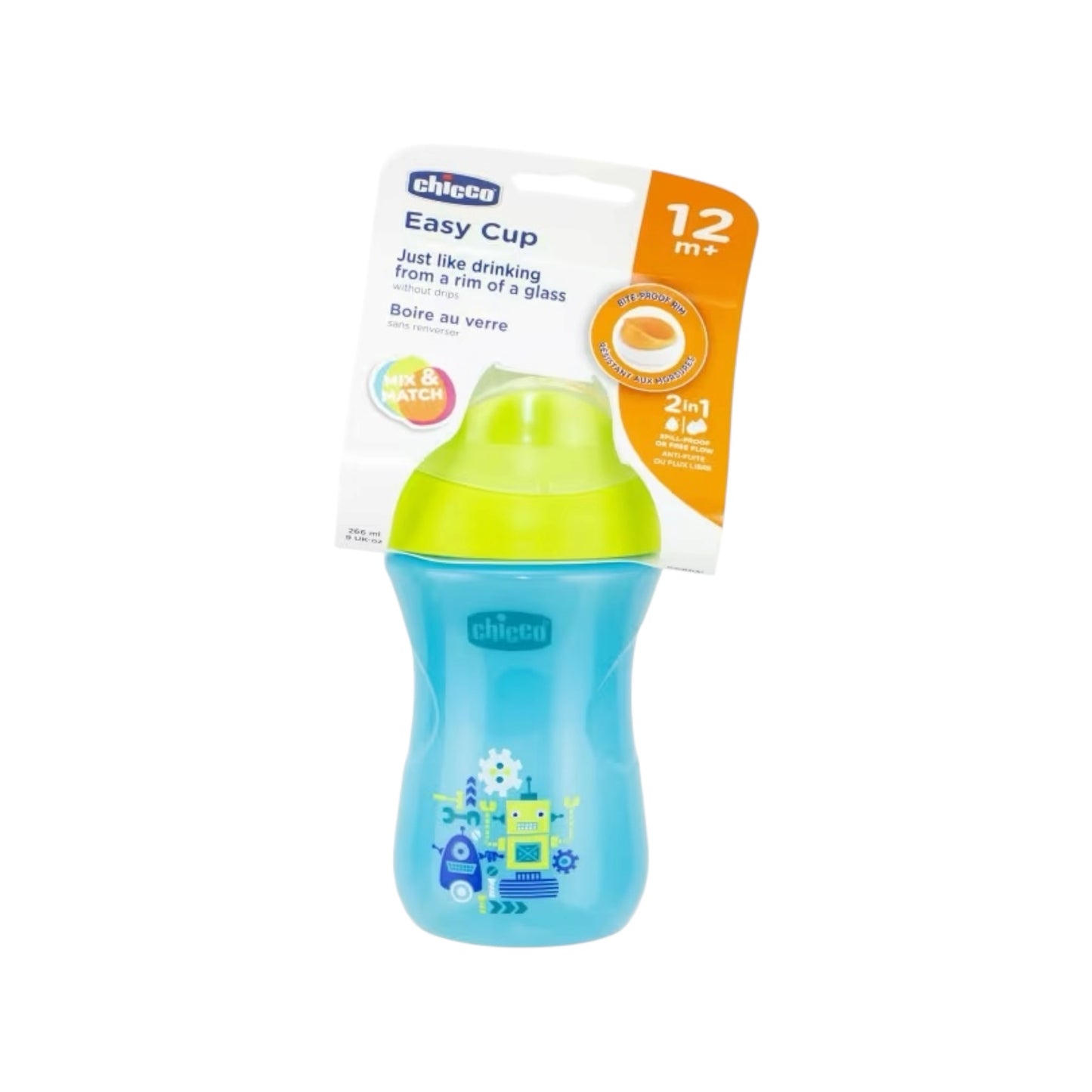 Chicco Easy Cup Blue 12M+
266Ml