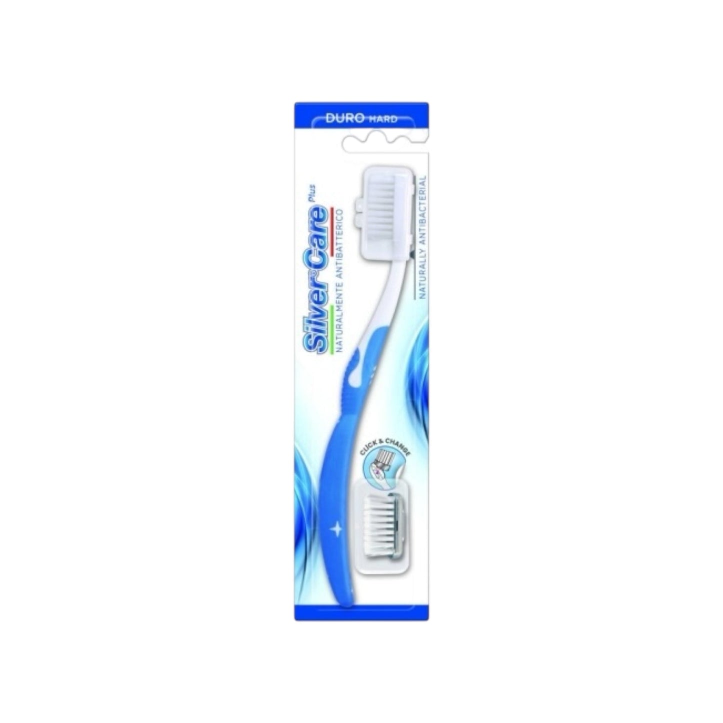 Silver Care Two Head Toothbrush Hard