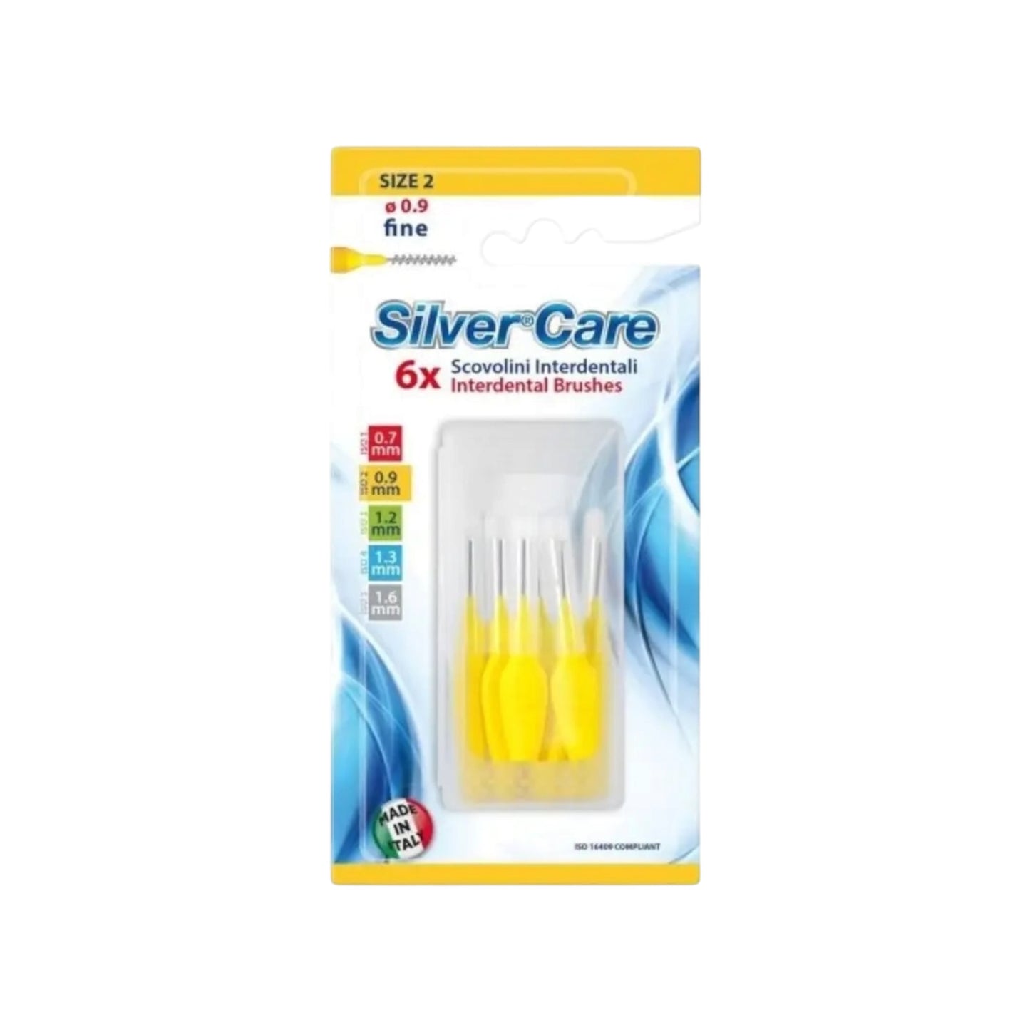 Silver Care فرشاة تنظيف ما بين الأسنان
0.9 ملم رفيعة