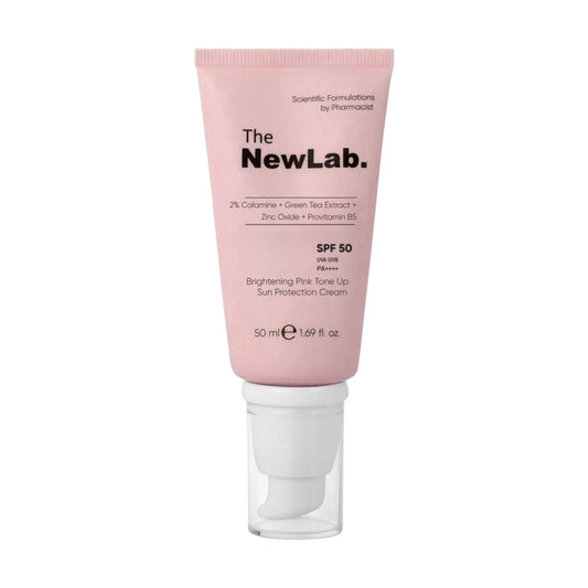 كريم الحماية من الشمس HE NEWLAB SPF 50 50 مل لتفتيح البشرة ومنحها لونًا ورديًا